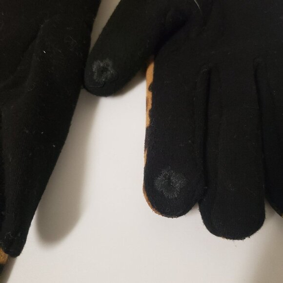 Gloves Leopard Print Smart Touch warm Gloves - Picture 5 of 8